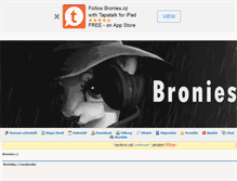 Tablet Screenshot of bronies.cz